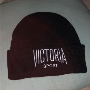 Black Victoria Secret Beanie